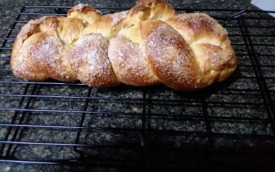 Receta de Trenza andina azucarada con Talvina: Pan dulce Venezolano